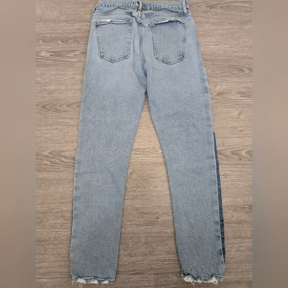 Womens Agolde Two-Tone Jeans - Picture 2 of 5